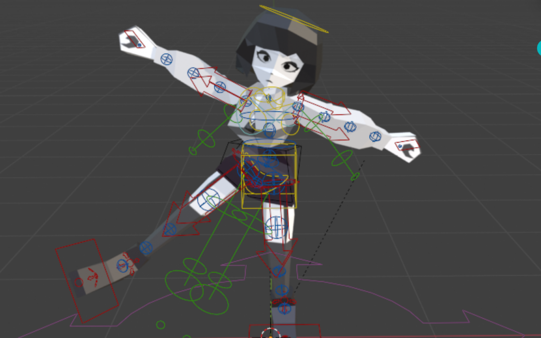 Modelado de Personaje 3D Low poly